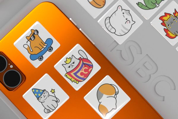 Объемные 3D-стикеры с котиками от ISBC 3D-стикеры ISBC: объемные наклейки с котиками