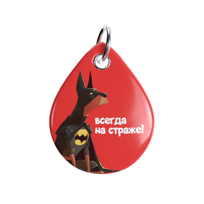 Адресник ISBC "Всегда на страже!", размер M, арт. 006-56938