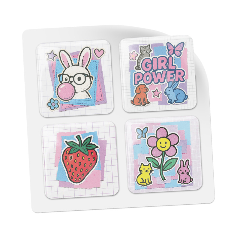 3D стикеры ISBC для девушек Girl Power