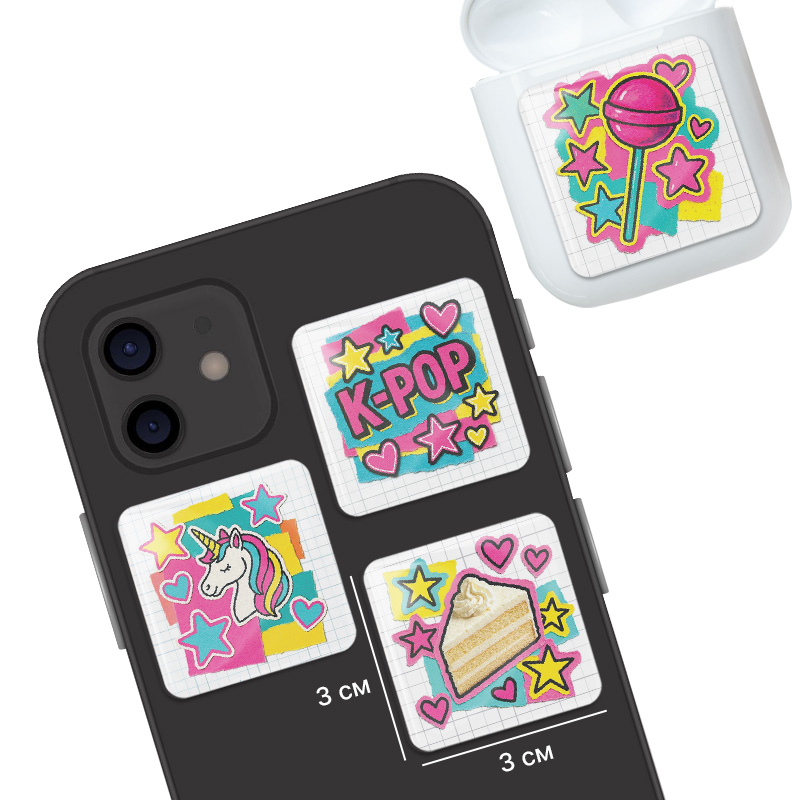 3D стикеры ISBC для девушек K-POP Девичник