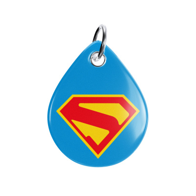 Адресник ISBC "Супергерой", размер М, арт. 006-62542