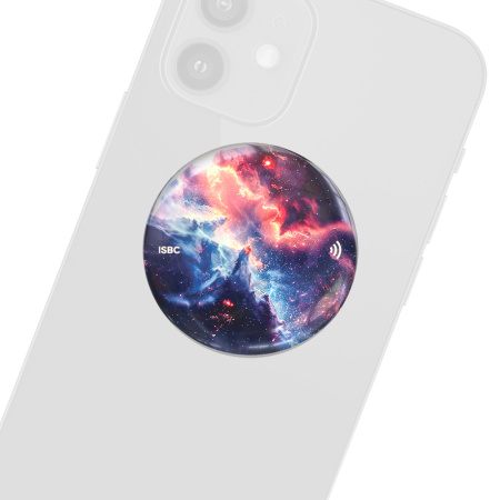 NFC-визитка ISBC «Небула огонь и лёд», стикер - купить