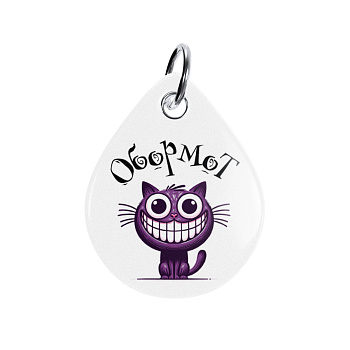 Адресник ISBC "Кот обормот", размер М, арт. 006-62526