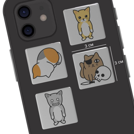 3D-стикеры ISBC с грустными котиками