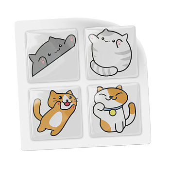 3D-стикеры ISBC с няшными котиками