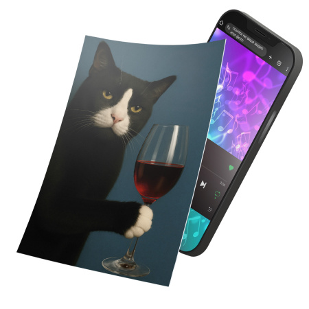 Интерактивная открытка с NFC "Шик", ISBC, арт. 121-61493