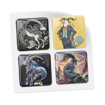 3D-стикеры ISBC "Знаки зодиака; Козерог", 4 шт., арт. 006-57252