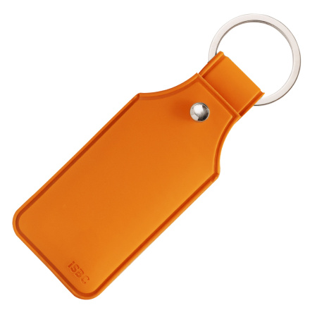 Чехол для брелока «Тройка», ПИК, экокожа Soft-Touch, оранжевый