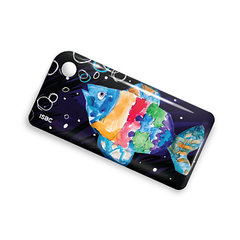 Брелок ISBC с функционалом карты "Тройка" "Детские рисунки; Рыбка" арт. 121-22303