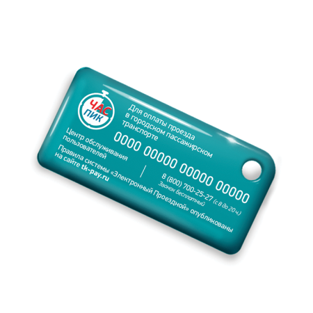 Брелок ISBC "Краснодар - ЕТК-онлайн" "Городские джунгли; Лист пальмы", арт. 121-21698