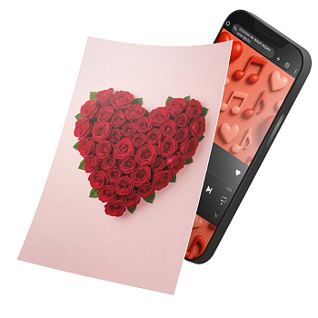 Интерактивная открытка с NFC "С любовью для тебя", ISBC, арт. 121-64495