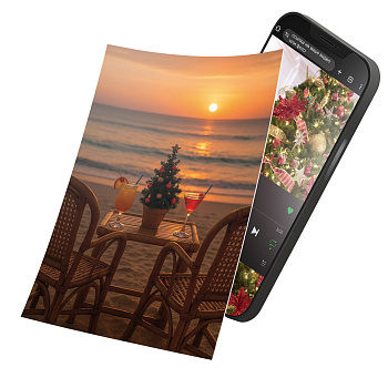 Интерактивная открытка с NFC "Пусть новый год начнется с любви", ISBC, арт. 121-62828