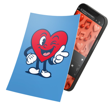 Интерактивная открытка с NFC "Ты в моем сердце!", ISBC, арт. 121-64485