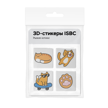 3D-стикеры ISBC с рыжими котиками