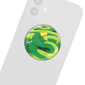 NFC-визитка ISBC «Змейка», стикер - купить