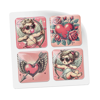 3D стикеры ISBC про любовь, набор Купидоны