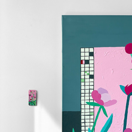 Брелок ISBC с функционалом карты "Тройка" "Городские джунгли; Пион" арт. 121-21242