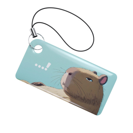 Брелок ISBC Тройка капибара лежащая на спине