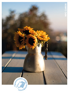 Интерактивная открытка NFC CARDS "Mood; Sunflowers on the table", арт. 121-24522