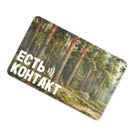 NFC-визитка ISBC «Сосновый бор», карта - купить