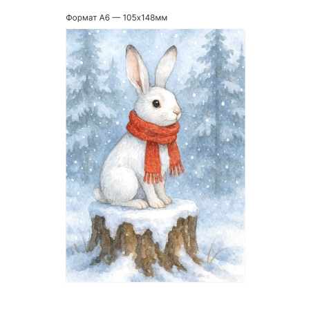 Интерактивная открытка с NFC "Лесные жители; Заяц", ISBC, арт. 121-62857