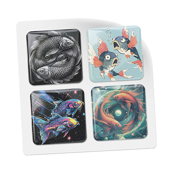 3D-стикеры ISBC "Знаки зодиака; Рыбы", 4 шт., арт. 006-57260