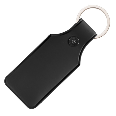 Чехол для брелока «Тройка», ПИК, экокожа Soft-Touch, черный