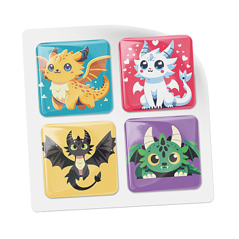 3D-стикеры ISBC с милым драконом