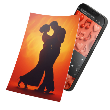 Интерактивная открытка с NFC "Танго вдвоем", ISBC, арт. 121-64507