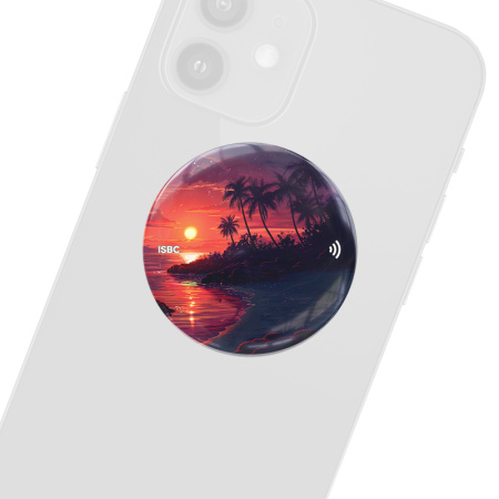 NFC-визитка ISBC «Балийский закат», стикер - купить