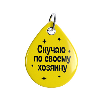 Адресник ISBC "Скучаю по своему хозяину"