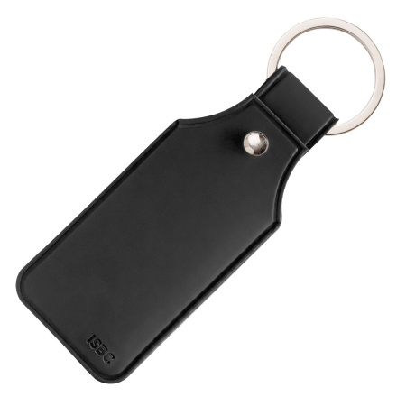 Чехол для брелока «Тройка», ПИК, экокожа Soft-Touch, черный