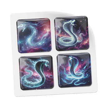 3D-стикеры ISBC "Змеи; Созвездия змей", 4 шт., арт. 006-57310