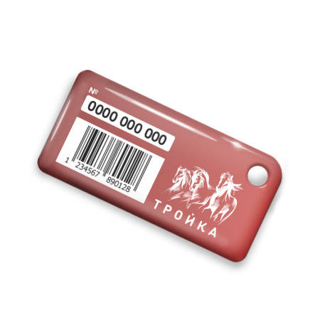 Брелок ISBC "Москвёнок" с функционалом карты "Тройка" арт. 121-24430