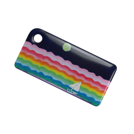 Брелок ISBC с функционалом карты "Тройка" "Детские рисунки; Кораблик" арт.121-45676