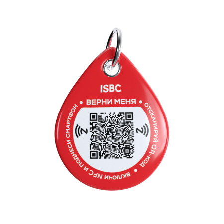 Адресник ISBC "Очень крутой кот", размер M, арт. 006-56948 Адресник ISBC "Очень крутой кот", размер M, арт. 006-56948