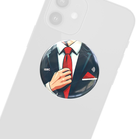 NFC-визитка ISBC «Солидный», стикер - купить