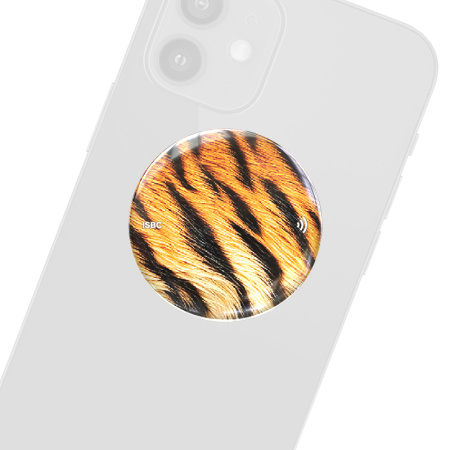 NFC-визитка ISBC «Шкурка тигра», стикер NFC-визитка ISBC «Шкурка тигра», стикер - купить