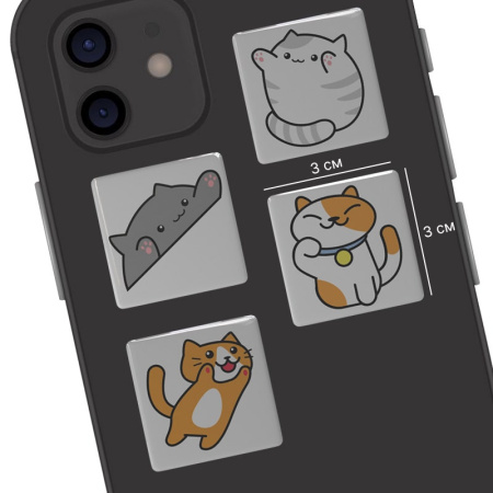 3D-стикеры ISBC с няшными котиками