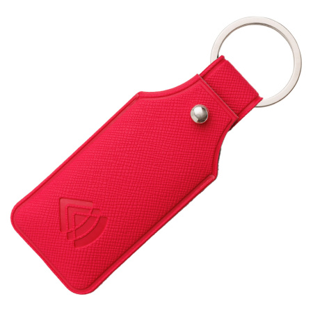 Чехол для карты брелока «Тройка» малиновый – купить