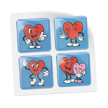 3D стикеры ISBC ко дню всех влюбленных, набор Эмоции от Сердца