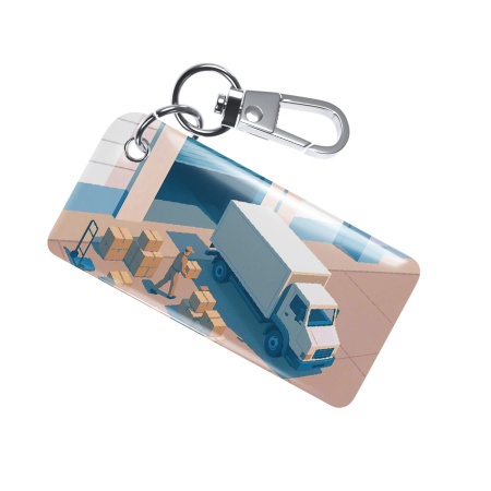 NFC-визитка ISBC «Грузоперевозки», брелок - купить