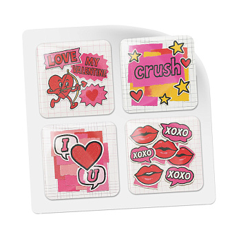 3D стикеры ISBC ко дню всех влюбленных, набор Любовный вайб