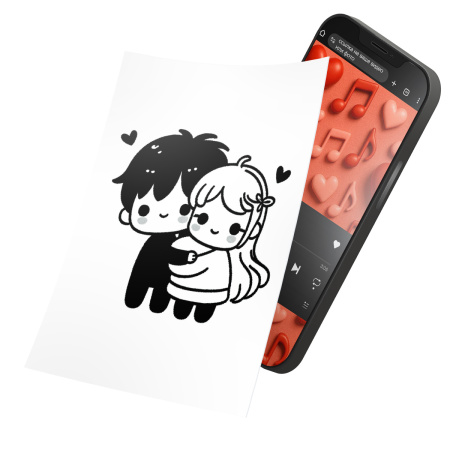 Интерактивная открытка с NFC "Любовь - это мы!", ISBC, арт. 121-64481