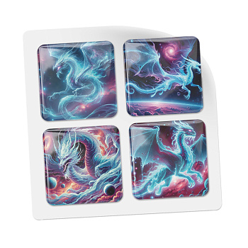 3D-стикеры ISBC с космическим драконом