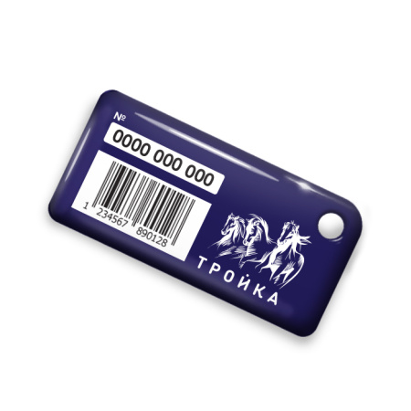 Брелок ISBC с функционалом карты "Тройка" "Детские рисунки; Рыбка" арт. 121-22303