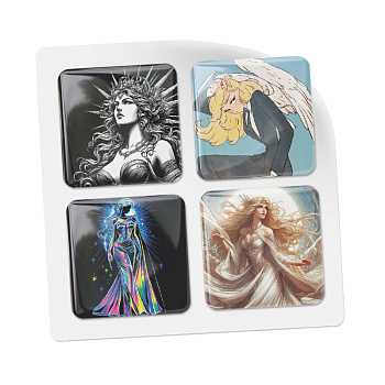 3D-стикеры ISBC "Знаки зодиака; Дева", 4 шт., арт. 006-57242