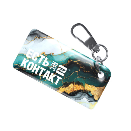 NFC-визитка ISBC «Зеленый мрамор», брелок - купить