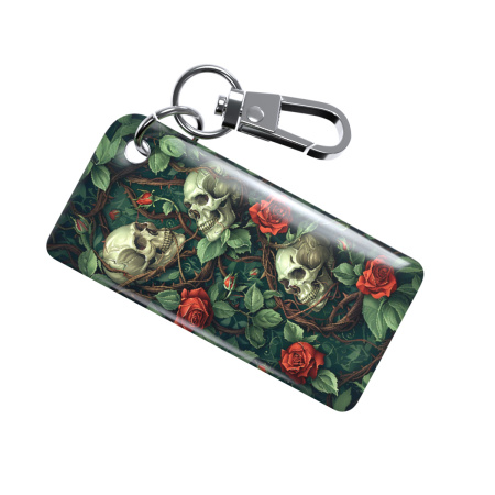 NFC-визитка ISBC «Розы и черепа», брелок - купить