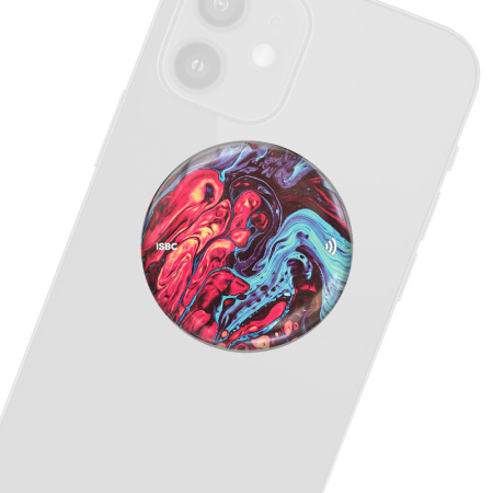 NFC-визитка ISBC «Жидкий акрил», стикер - купить